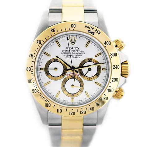 rolex daytona 2 tone white|Rolex daytona winner price.